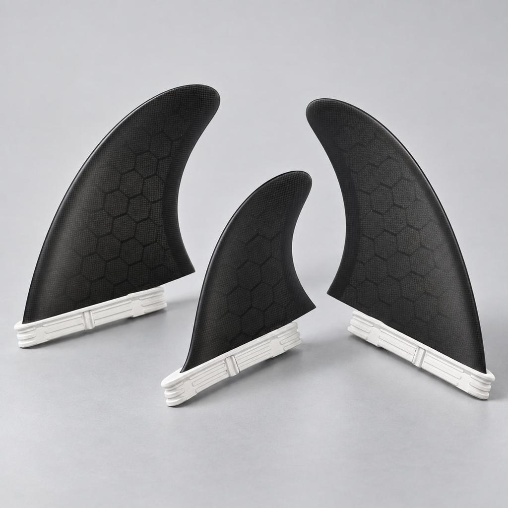 3 Pieces MR Surfboard Fin Textured for Paddling