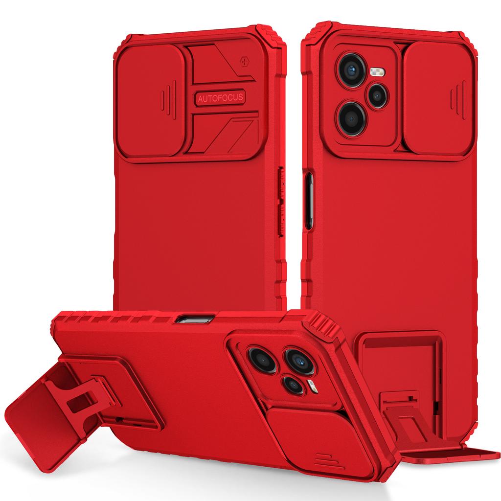 Applicable to OPPORealmeC35 mobile phone case Realme9i three-dimensional bracket A76 sliding window A74 protective case