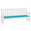 VidaXL Garden Bench Cushion, Non-Slip Chair Pad, Terrace Patio Living Room Decoration, Turquoise 361207