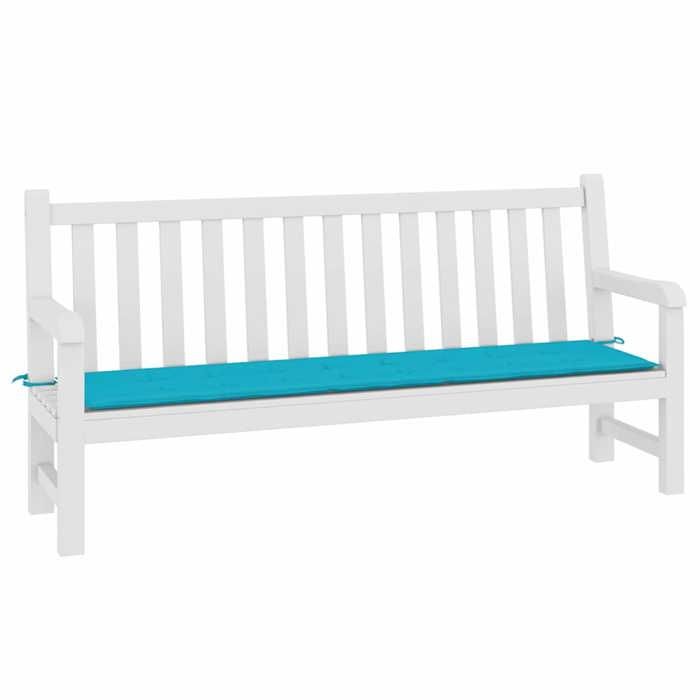 VidaXL Garden Bench Cushion, Non-Slip Chair Pad, Terrace Patio Living Room Decoration, Turquoise 361207