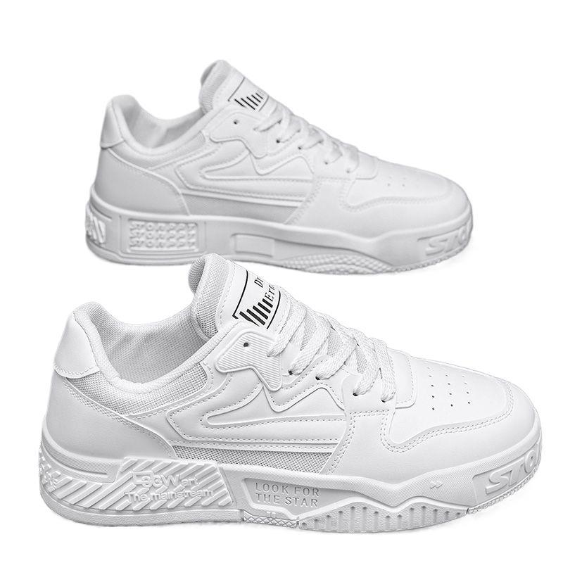 Men's shoes spring platform heightening waterproof and non-slip black and white panda sports and leisure shoes men's youth fashion board shoes