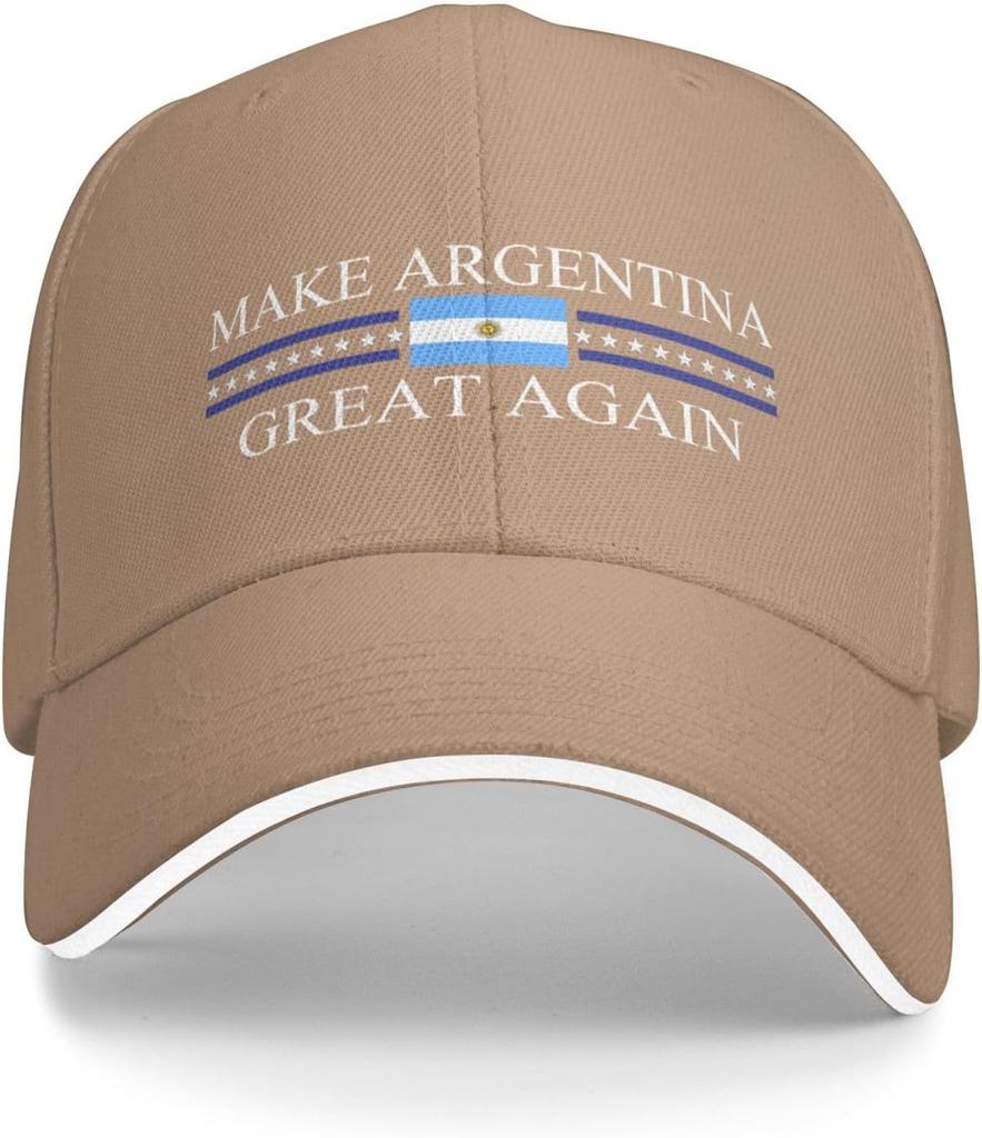 Make Argentina Great Again Hat Unisex Baseball Caps Graphic Hat