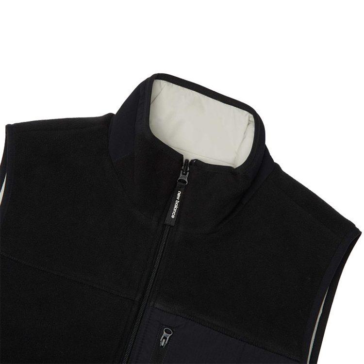New Balance Vests Men's Black Stand Collar Moderate Other NJA35011-BK