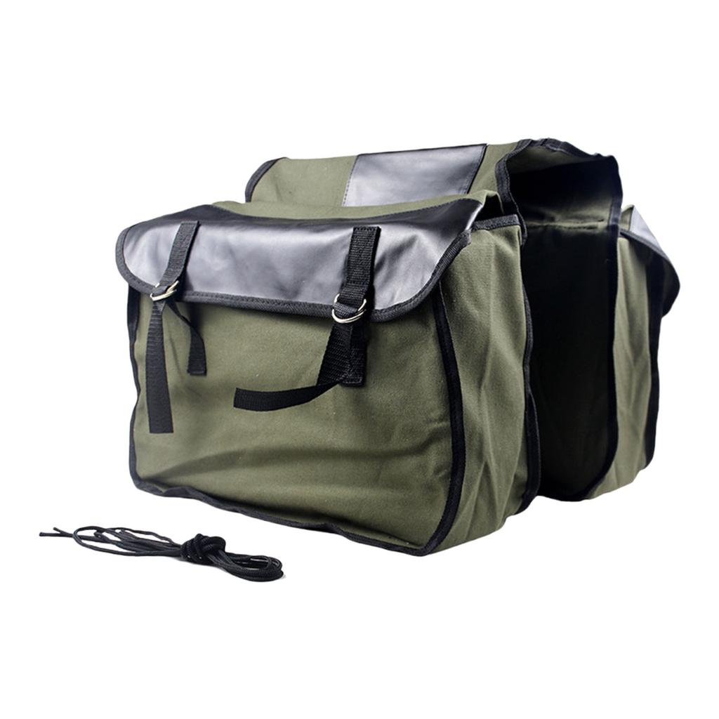 Folded Bike Rack Bag Double Trunk Cycling Panniers Bag Road Bike Storage Bag Suitable for Long Distances Travel