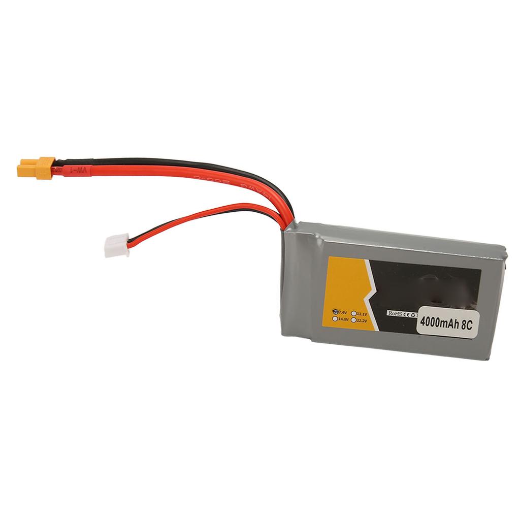 2S 7.4V 4000mAh 8C Lipo Battery 2S Lipo Battery for HJ TX16s TX18s Model Airplane Remote Control