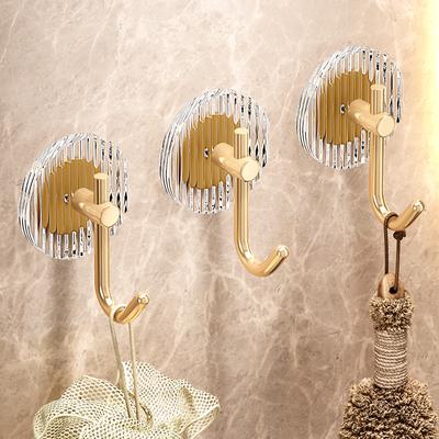 2 szt. Akrylowe metalowe haczyki ścienne Klucz bez dziurkacza Uchwyt na ręczniki Wytrzymałe stojaki kuchenne do łazienki Dekoracja salonu Płaszcz Haczyki na ręczniki