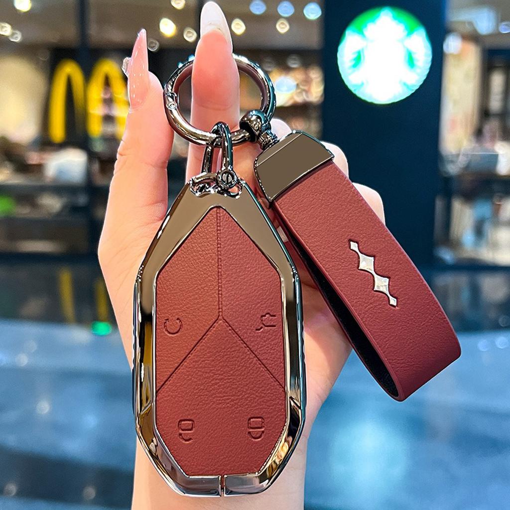 Car Key Case For Byd Leopard 5 Accessories Fang Cheng Bao Formula Titanium 3 8 7 Keychain Cover Shell Housing Holder Fob