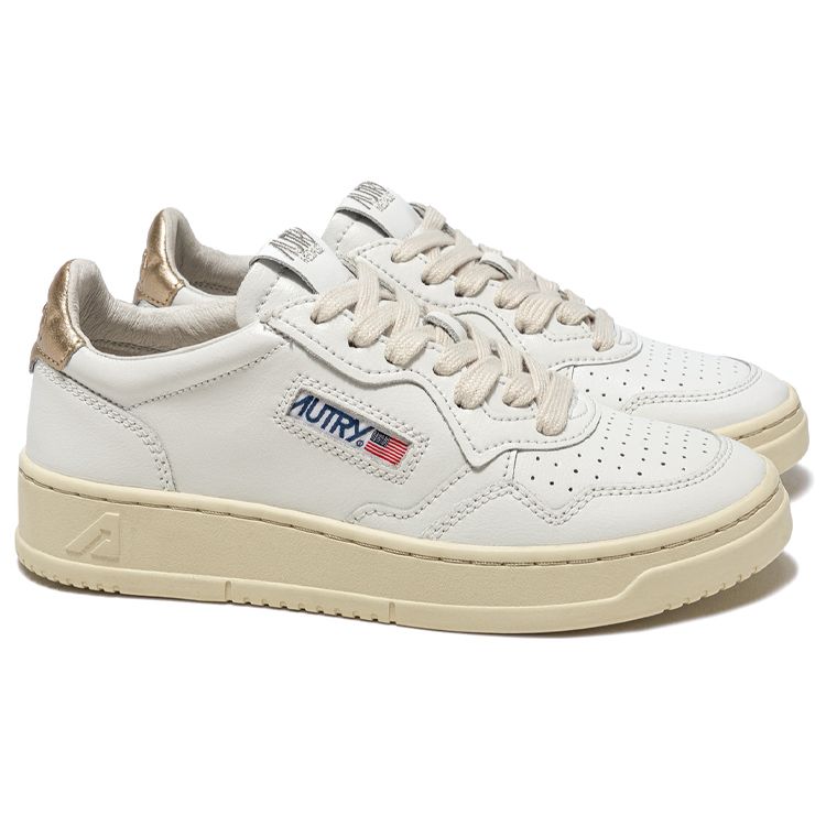 Autry Medalist White Gold (Womens) Women Sneakers AULW-LL06