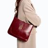 Fashion Commuter Shoulder Armpit Bag Niche High Sense Large Capacity Red Wedding Bag Portable Oblique Span Bucket Bag