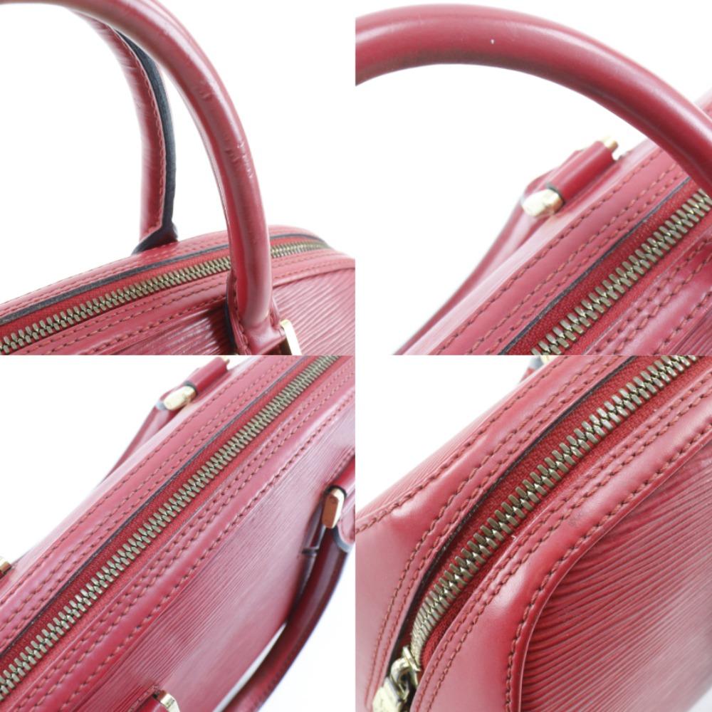 LOUIS VUITTON Jasmin Handbag M52087 Castilian red Red Epi Leather Women Used