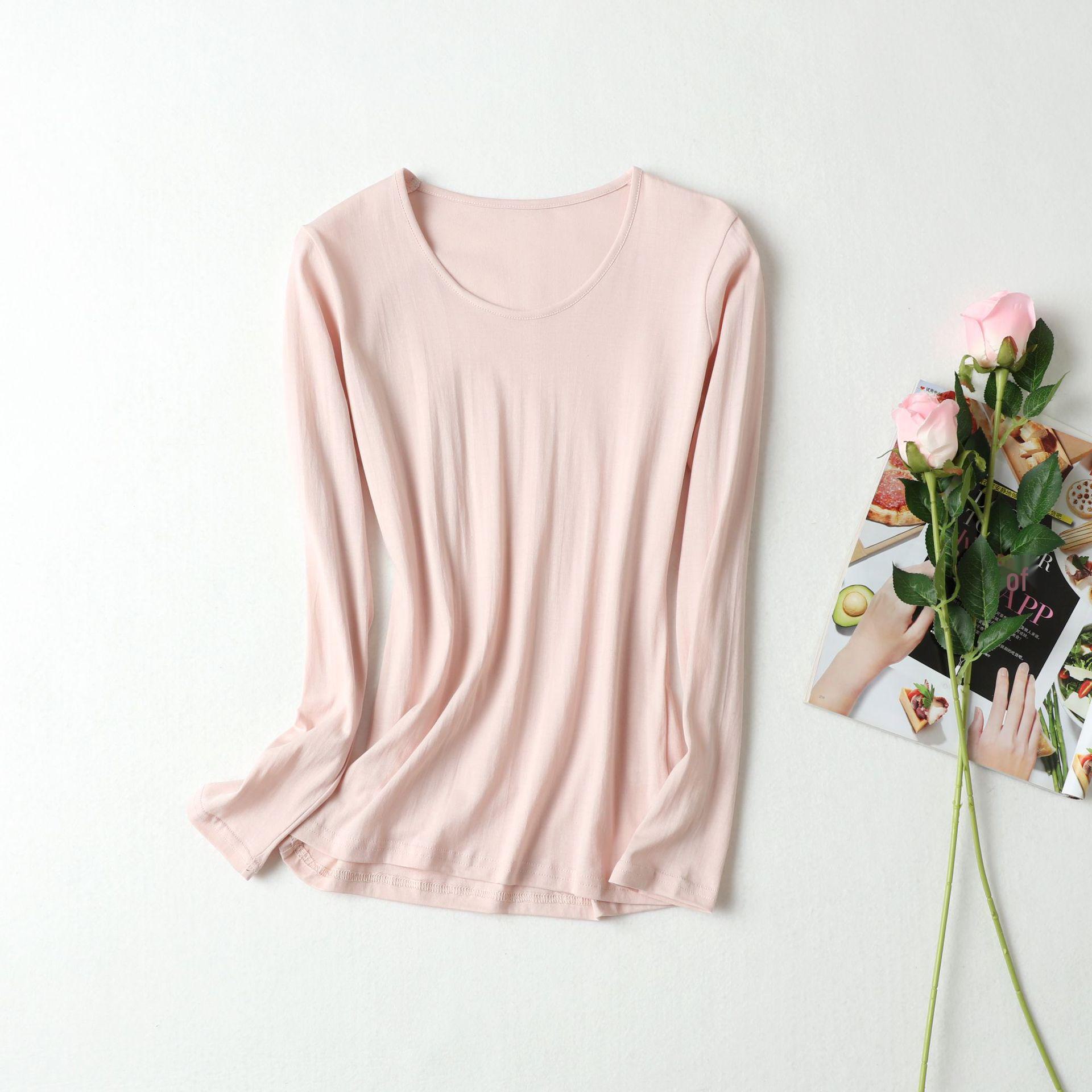 

Женский комплект термобелья Yuyue из шелка и хлопка Mulberry Slim Fit - теплые осенне-зимние брюки XXL розовый/серый