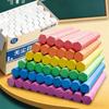 Hexagonal Dustless Chalk Set, 32 Multi-Color, 12 Highlight Colors, Perfect for Blackboards & Children's Art.