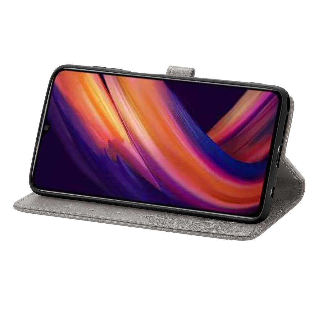 For Samsung Galaxy A35 5G Case Embossed Mandala Floral PU Leather+TPU Phone Cover