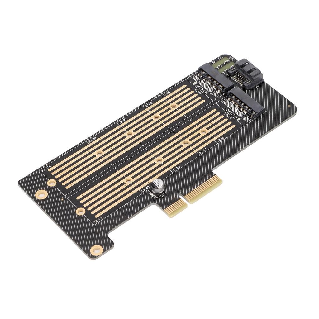 Adapter Card M.2 Dual Bay High Speed Efficient Heat Dissipation Hard Drive Reader Computer Accessories
