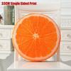 Fruit Slice Print Seat Cushion Round Throw Pillow Creative Sofa Cushion  Bedroom Use