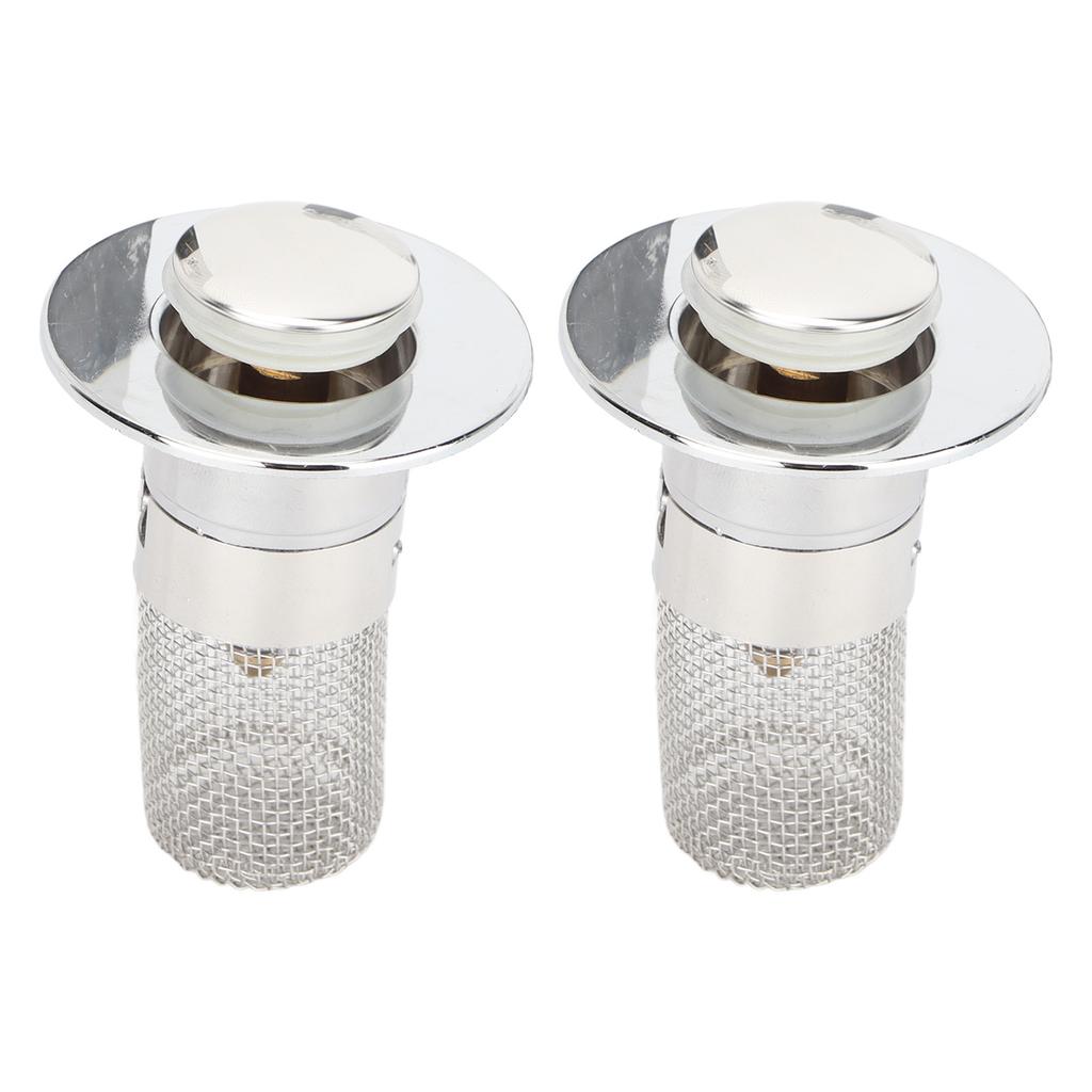 2 buc Dop chiuvetă baie Colector de păr de rezervă Pop-up Filtru sită pentru scurgere cu detașabil