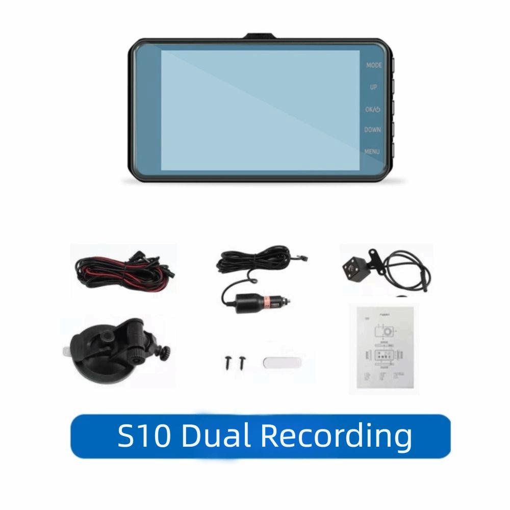Night Vision Car DVR Dual Lens Digital Video Recorder Mirror Car Video Recorder Driving