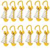 12PCS Universal Fishbone Tent Nails Aluminum Alloy Canopy Stakes Durable Tent Stakes