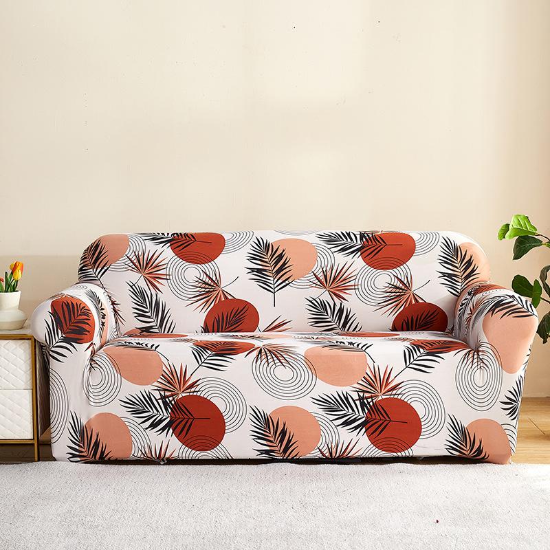 Stretch Milk Silk Printed All Inclusive Universal Sofa Cover Sofa Cover