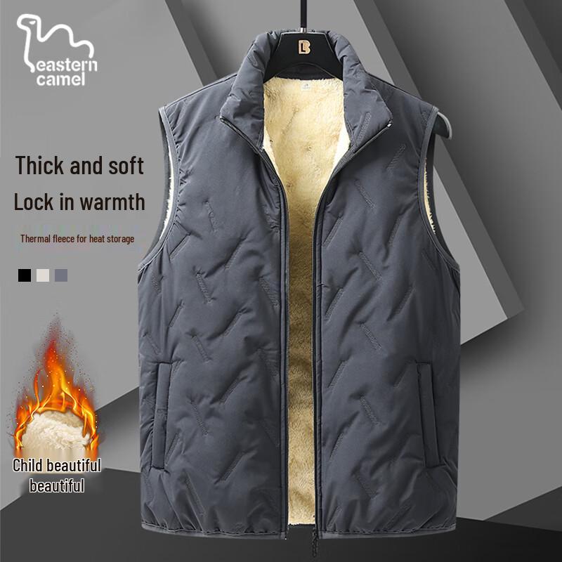 Мужской теплый жилет из овечьей шерсти EASTERN CAMEL M