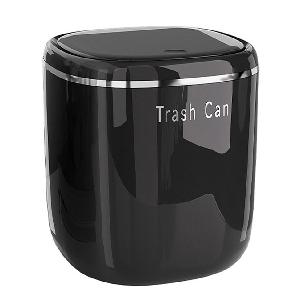 

Easy Disposal Cute Waste Basket Desktop Trash Can Mini Trash Bin Is black
