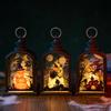 Halloween Pumpkin Lantern Retro Portable Ghost Festival Night Light Halloween Costume Props Scene Layout