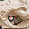 Summer Large Capacity Straw Bag Woven Handmade Shoulder Bag Holiday Seaside Beach Bags Casual Commuter Handbag New Tote