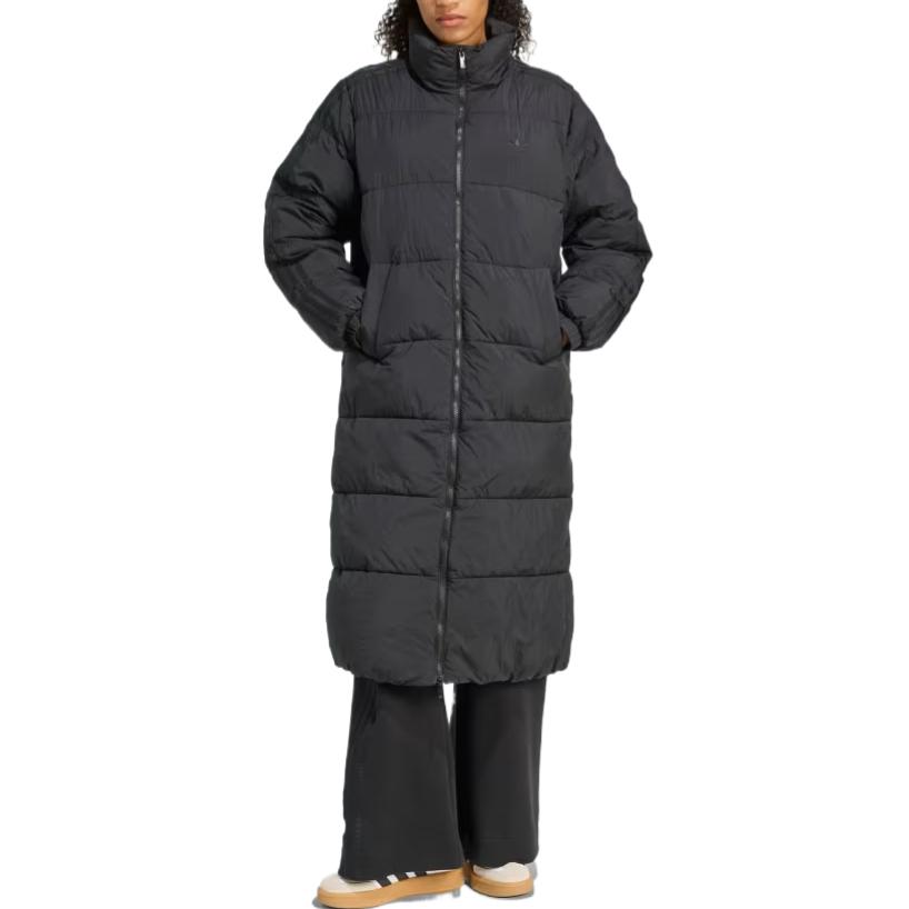 Adidas Originals Adicolor quilted-panel long coat JX2957