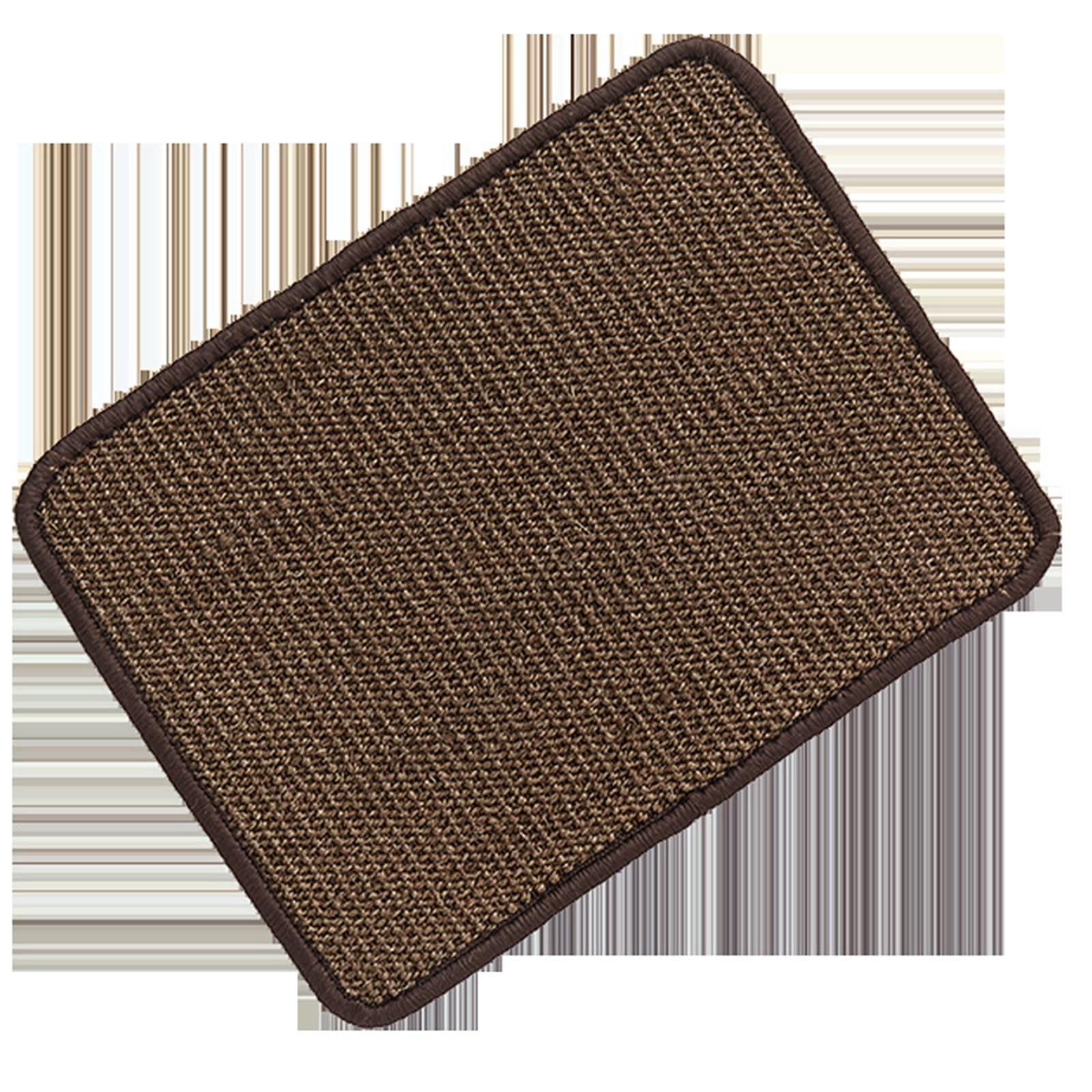 

Натуральный сизалевый коврик-когтеточка для кошек, горизонтальный коврик для царапания пола, коврик для царапания для кошек, для стачивания когтей и защиты мебели, 12*16 дюймов One Size