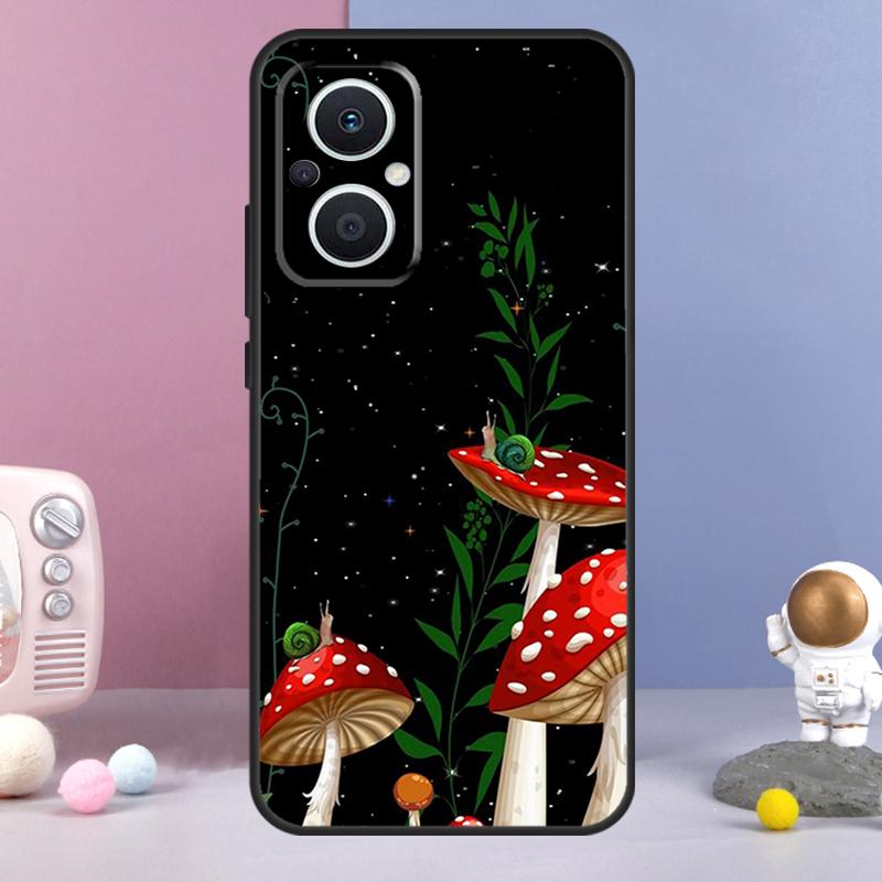 Mushroom Moon Shroom Farmer Funda For OPPO Reno 13 F 11F 12F 14F 10 11 12 14 Pro 7 8 Lite OPPO Find X6 X5 X8 X9 Pro Case