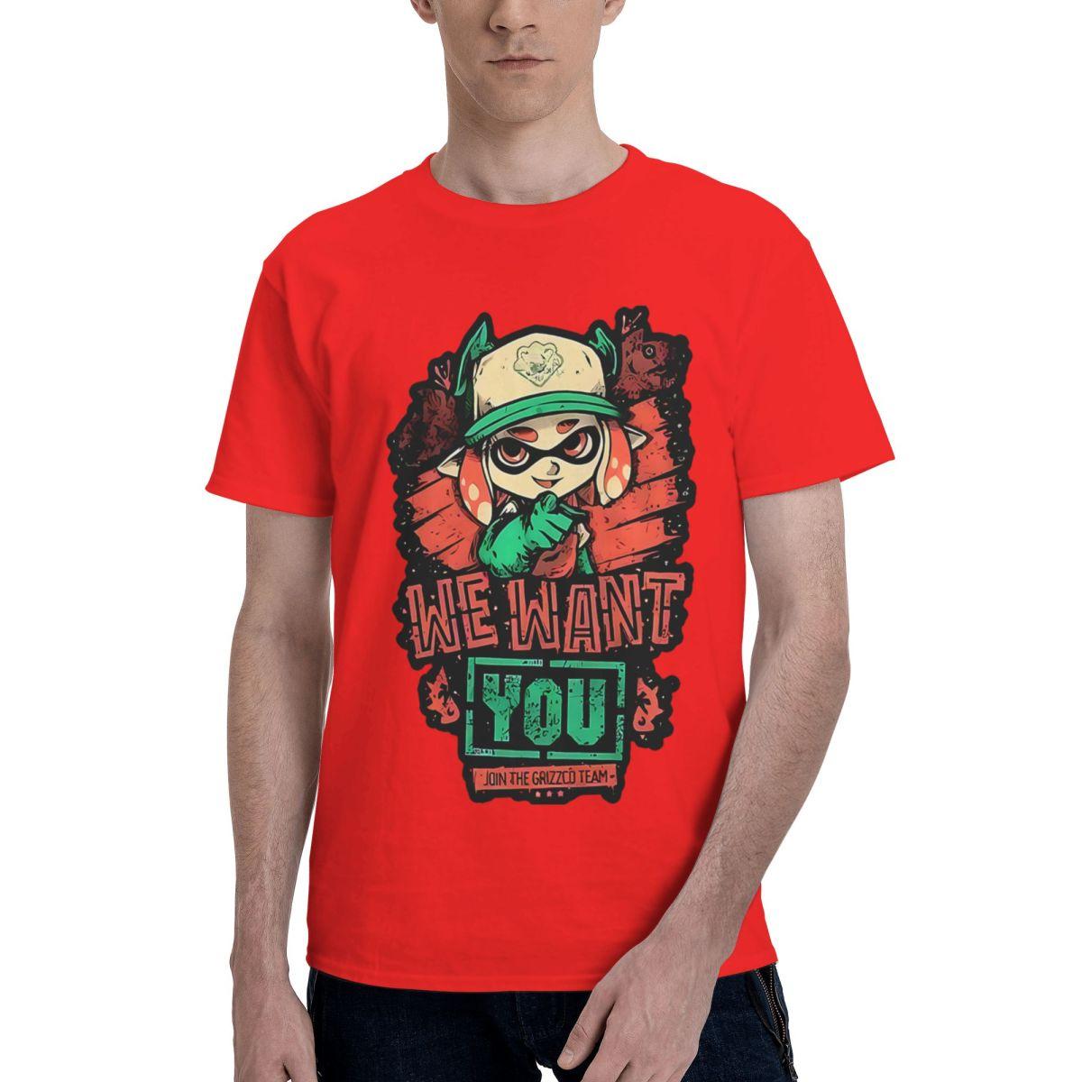 

Splatoon 2 Inspired 100 Cotton Casual Breathable Confortable Tops New Gifts And TShirts Men TShirt S
