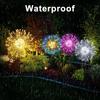 Solar Firework Dandelion Lights: Multi-Color, Eight Modes, Remote Controlled for Courtyard Landscapes