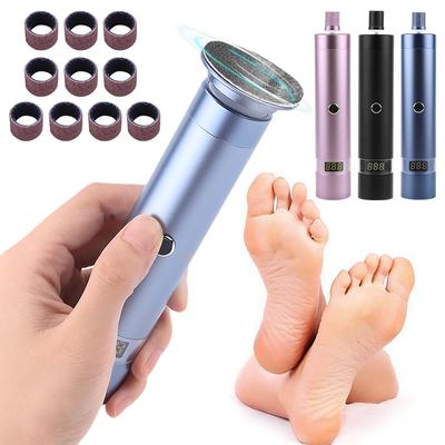 Electric Callus Remover Foot Grinder with 60 Replacement Pad Exfoliator Pedicure Machine 2 Gear USB Rechargeable Foot Care Tools