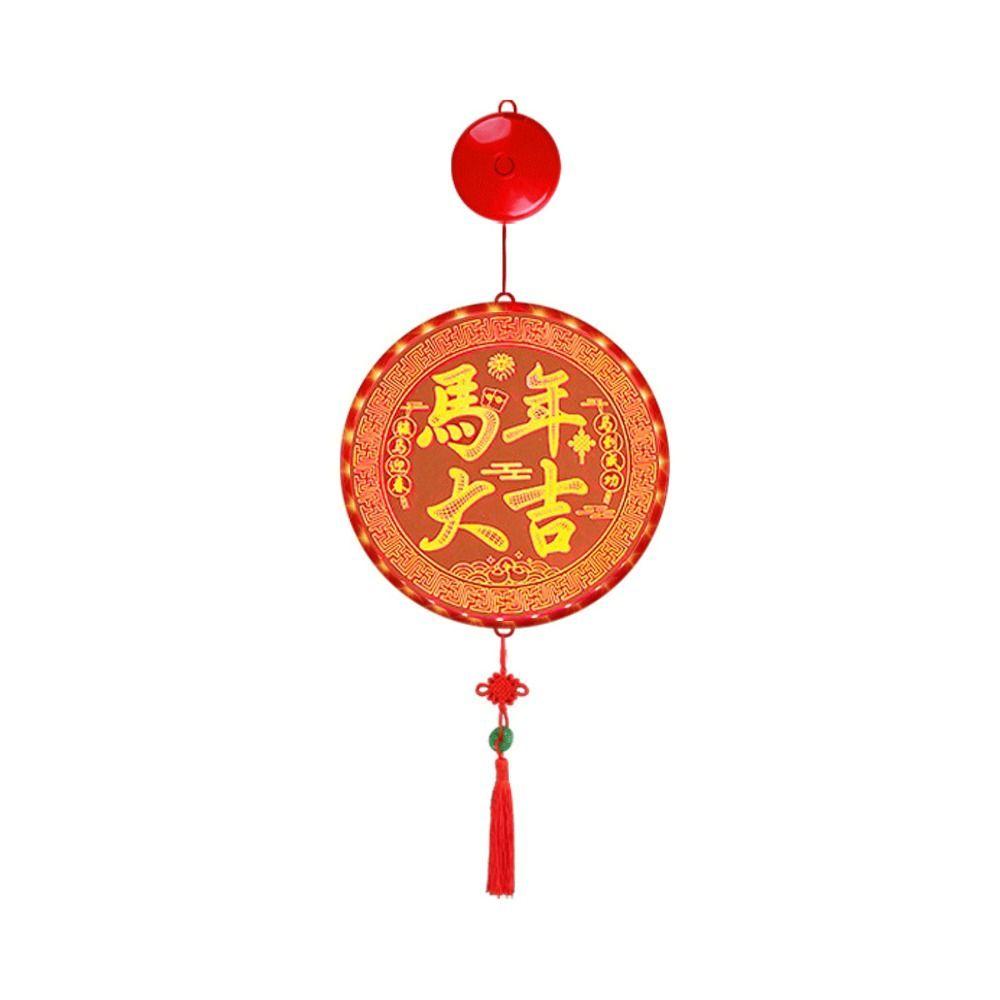 New Acrylic New Year Lantern With Tassel Good Luck Red Hanging Lanterns Red Hanging Lights Chinese New Year