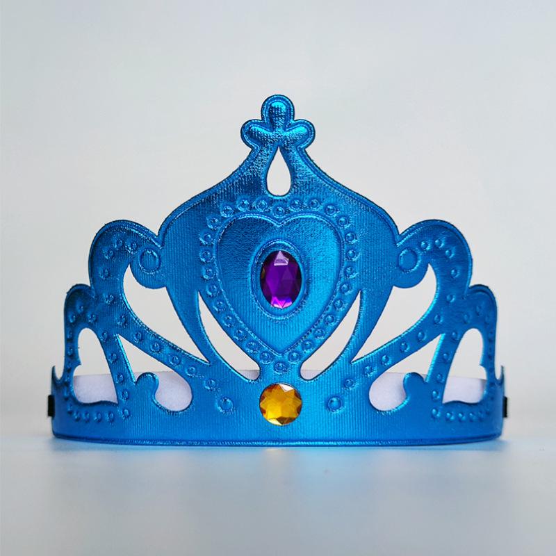 Frozen Princess Tiara Headwear for Children's Birthday Cake Decoration