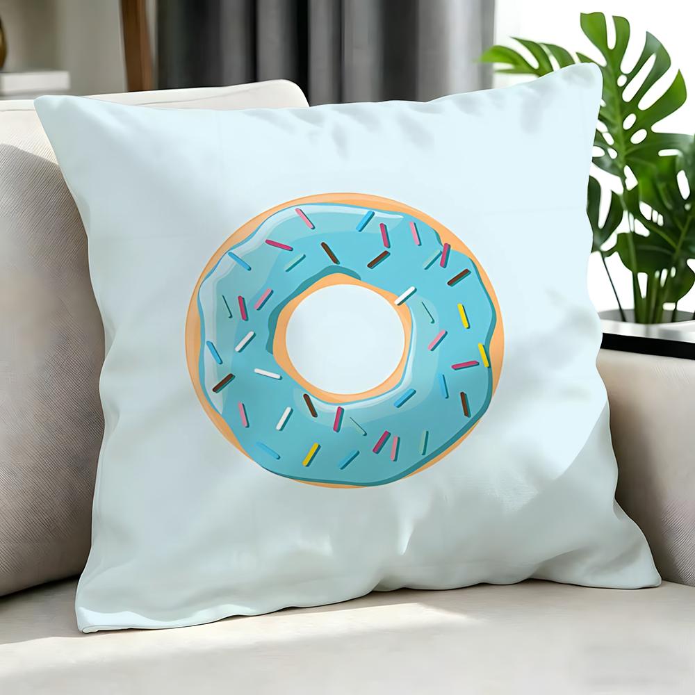 Cartoon ddonut Cushion Cover Cushion Cover Set Pcs x x x Pillowcase Decorative Sofa Home Decor