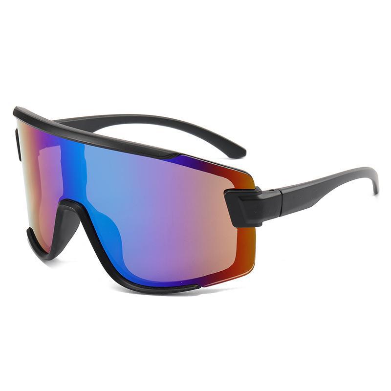 8302 Cross Border New Men's Sunglasses Large Frame Sports Leisure Women's Outdoor Cycling Glasses