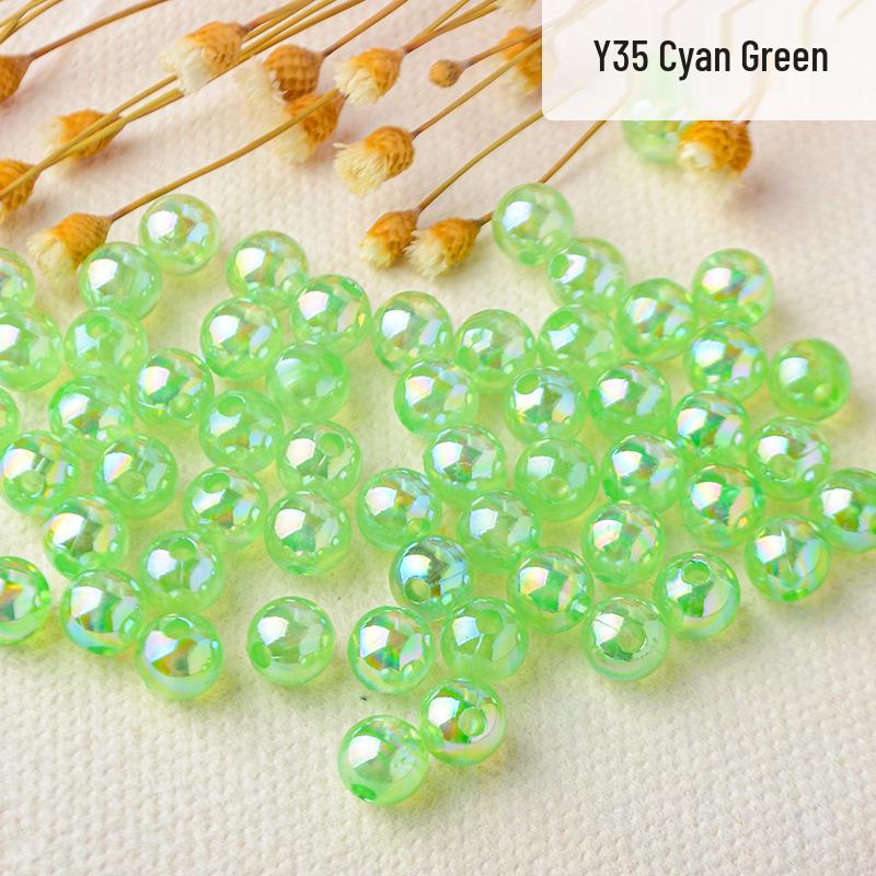 Transparent AB Color Acrylic Rice Beads for DIY Bracelets & Necklaces
