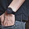 BUREI Men's Watch, Black, Simple, Stylish, Popular, Waterproof, Brand Name, Watch V