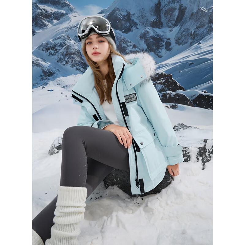 Sancai Duxing Damska Kurtka Parka Zimowa z Puchu Gęsiego 2024