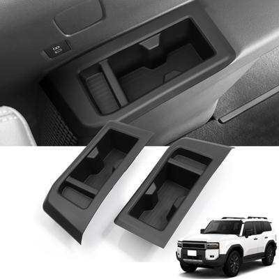 Temiry Land Cruiser 250 3rd Row Drink Car Rear Seat Cup Land Cruiser 250 Drink Holder Land Cruiser 250 Car Interior TPE No Interior Custom Parts