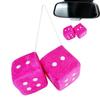 Car Mirror Dice, Rearview Mirror Accessories, Dice Car, Dice Plush Hanging, Car Rearview Mirror