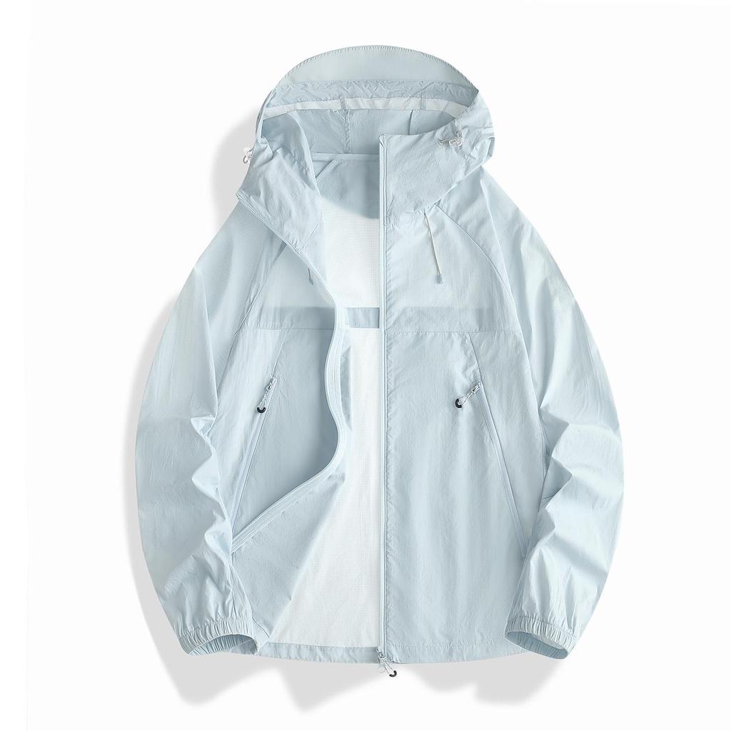 Unisex Mountain-Style UV Protection Jacket: Stylish, Breathable Ice Silk for Summer Hiking