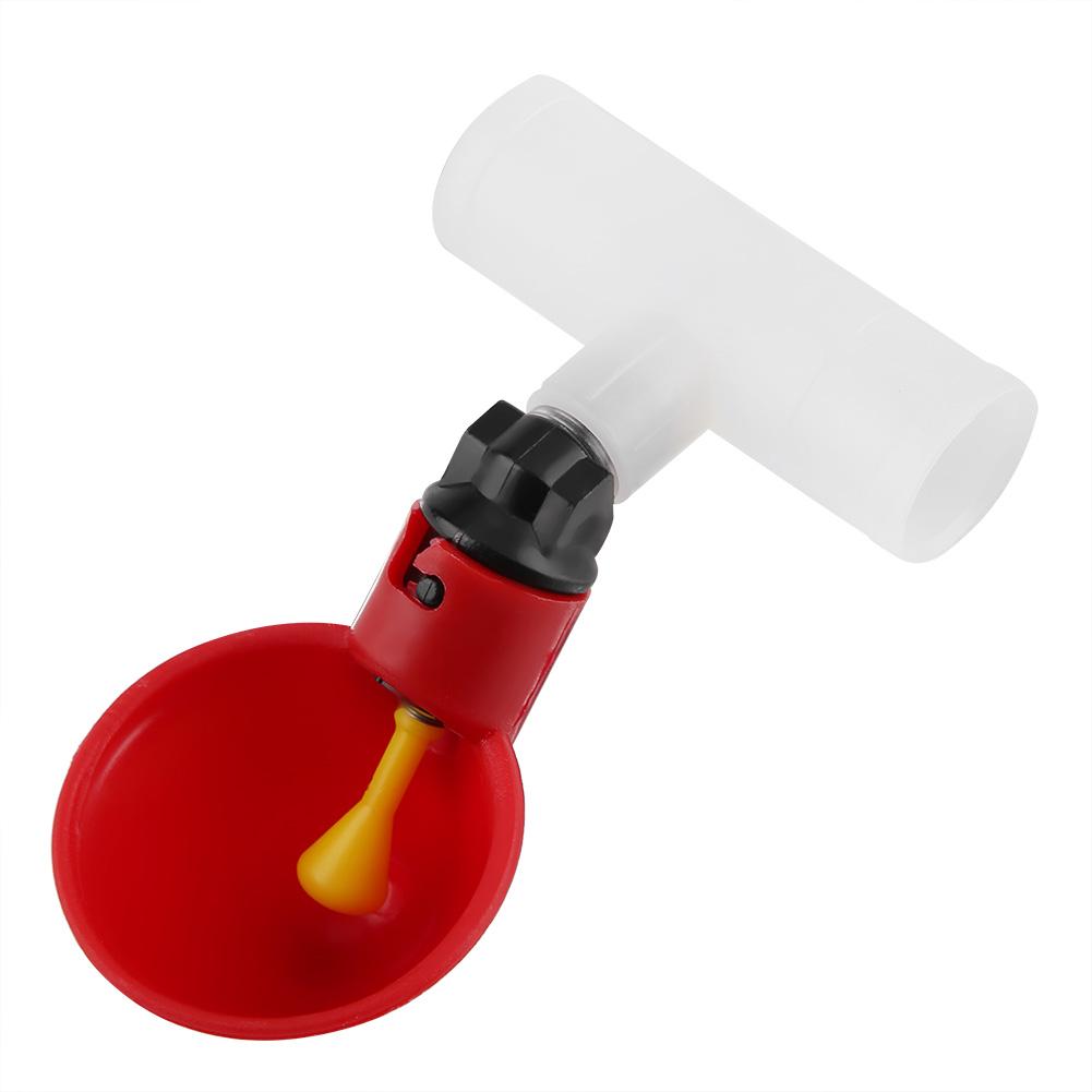 5Pcs Automatic Poultry Bird Water Drinking Dispenser Chicken Water Drinker Tool 20mm