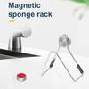Magnetic Sponge Holder Kitchen Sink Organizer No Drilling Needed Easy To Install