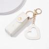 Portable Glitter Bags Lipstick 1pc Wallet Keychain Mini Storage Bag For Women Gift Solid Color Lipsticks Protective Cover