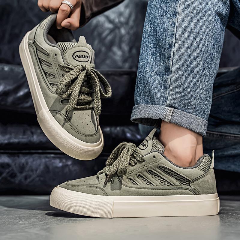 Men's Casual Canvas Shoes: Essential New Arrivals for Everyday Wear Rubber Sole for Comfortable Outdoor Slip Resistance