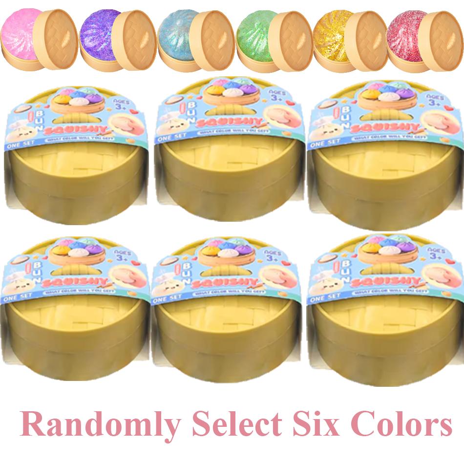 Knödel Squishy Stressbälle Spielzeug Angstlinderung Teigbrötchen Knetball Sensorisches Spielzeug für Kinder Erwachsene juguetes