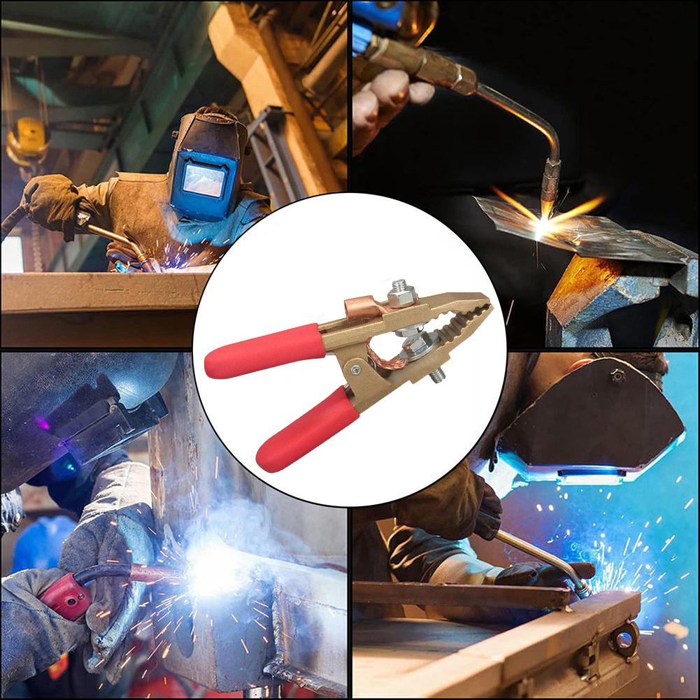 800A Brass Earth Cable Clamp for Grounding Applications in Gas Shielded Welding Argon Resistance and Stud Welding Heavy Duty Use