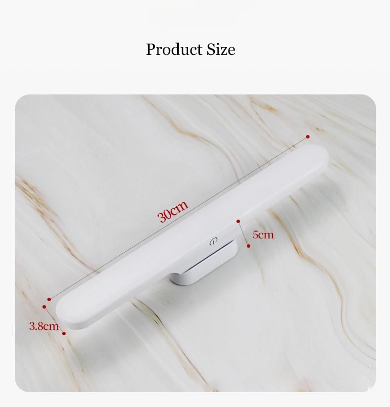 Led Makeup Mirror Lights Magnetic Hanging Usb Rechargeable Desk Lamp Reading Light Dimmable Cabinet Closet Dormitory Night Light